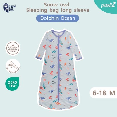 New Collection!! SNOW OWL Sleeping Bag ถุงนอนนุ่มๆ สำหรับเด็ก 6-18 M - Dolphin Ocean